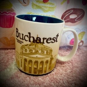 Starbucks Global Icon City Series Bucharest Romania 2012 Mug Cup 16 oz